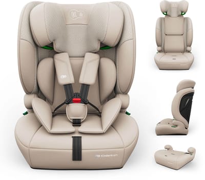 Kinderkraft COMFORT UP 2 PLUS – Autostoel i-Size – 76-150 cm – 3-in-1 stoel/booster – Beige