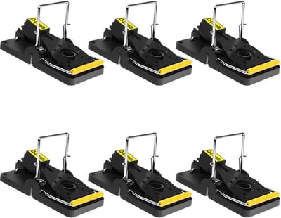 Q-Deals Muizenval - 6 stuks - 100% pakkans – Duurzaam - Snel - Muizenvallen voor binnen en buiten