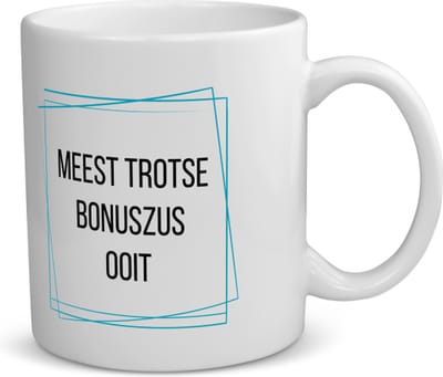 Akyol - meest trotse bonuszus ooit koffiemok - theemok - Zus - trotse bonuszus - verjaardagscadeau - verjaardag - cadeau - cadeautje voor zus - zus artikelen - kado - geschenk - gift - 350 ML inhoud