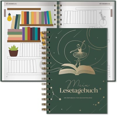 Ballet Themapakket in Diep Groen - Perfect voor Creatieve Notities en Dagboeken