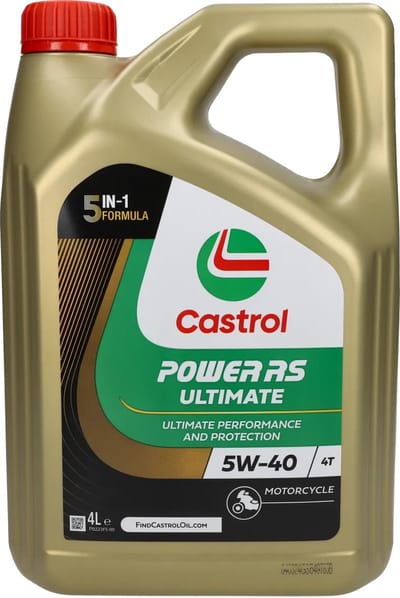 Castrol Power RS Ultimate 4T 5W40 olie 4 liter
