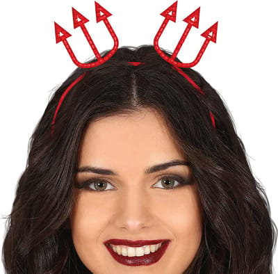 Fiestas Guirca - Tiara drietand deluxe (metaal)
