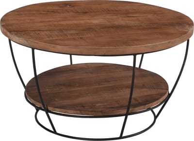 Brix - Salontafel Brix Evan - 85x85x44cm - Mangohout