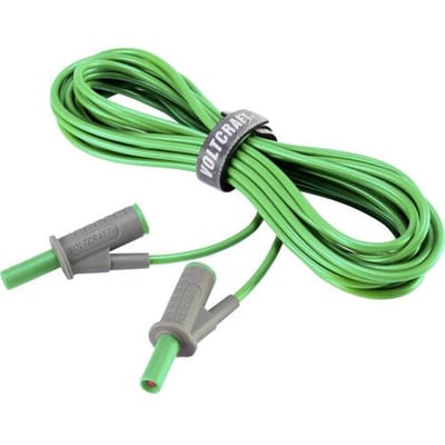 VOLTCRAFT MSB-501 Veiligheidsmeetsnoer Banaanstekker 4 mm Banaanstekker 4 mm 5.00 m Groen 1 stuk(s)