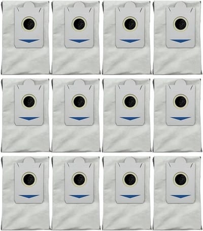 12 stofzuigerzakken Geschikt voor voor de Ecovacs T30S / T30S PRO / X5 Omni / Deebot X2 Omni / X2 Pro robots - Stofzuigeraccessoires - Stofzuigerzakken