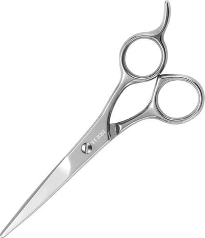 YUBBI™ Snor en Baardschaar - Baardtrimmer - Baardstijler - RVS - 14CM - Zilver