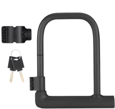 U-slot Fietsslot - Bandenklem Beugel - Fiets Beveiligen - Waterdichte Anti-diefstal - 19 x 16.9 x 5.7 cm - Zwart
