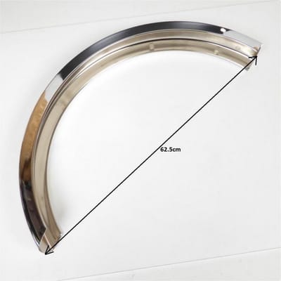 Achterste spatbord RSM voor Peugeot 50 103 MVL bromfiets, hoogte 24,5 cm, nieuw