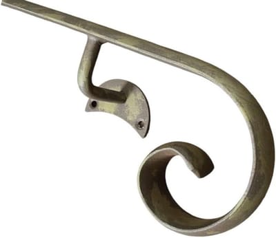 Leuning van smeedijzer model Napoli van 50 cm tot 400 cm (350 cm)