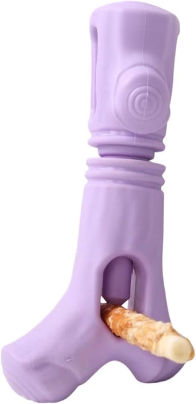 Hondenbot Houder - Voederhouder Puppy - Interactief Spelen - Veilige Grip - 18 x 9 x 3.5 cm - Niet gespecificeerd