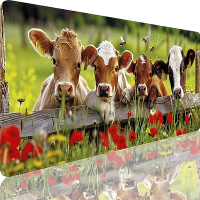 XXL Muismat - Bureauonderlegger - Gaming en Kantoor - Waterdicht Antislip - 160x80 cm - Groen