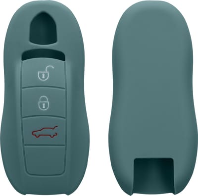 kwmobile autosleutel hoesje geschikt voor Porsche 3-knops autosleutel (alleen Keyless) hoes - TPU autosleutel behuizing - Beschermende auto sleutel case - Sleuteletui in Arctische nacht