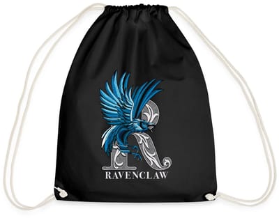 Harry Potter Ravenclaw Coat of Arms Monochrome Gymtas