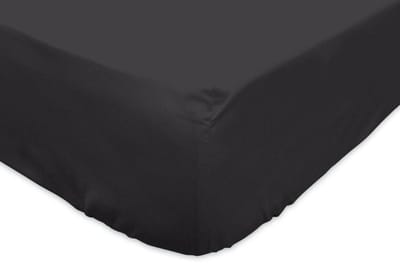 Jersey hoeslaken DONKER GRIJS 190/200 x 200/220 met hoge hoek voor boxspring of waterbed