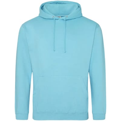 Just Hoods College Hoodie JH001 - TURQUOISE SURF - M