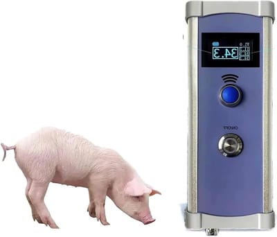 Rugvetdiktemeter - Varkensvetmeter - Veehouderij Metingen - 3-laags meting - 4-40 mm - Grijs