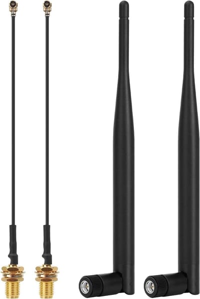 LoRa Antenne - Signaalversterker - Draadloze Communicatie - 5dBi Gain - 19.5 cm - Zwart