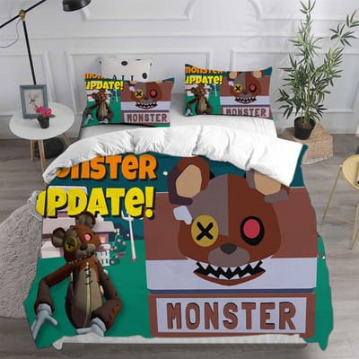 Spel Yeeps: Verstoppertje Beddengoed Sets Bedsprei Dekbed Dekbedovertrek Kussensloop 2-3 Delige Sets Kinderen Volwassenen Slaapkamer Decoratie AU Queen 210x210cm