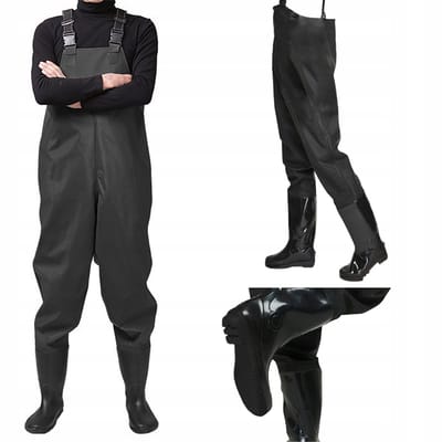 Wodery GAB_B Serie - Waders - Maat 44 - PVC Materiaal - Antislipzolen