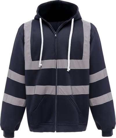 Yoko Full Zip Hooded Sweatshirt YHVK07 - Navy - S