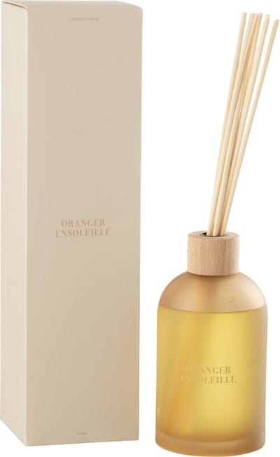 J-Line geurstokjes Accords Essentiels - Oranger Ensoleillé - geel - 550 ml