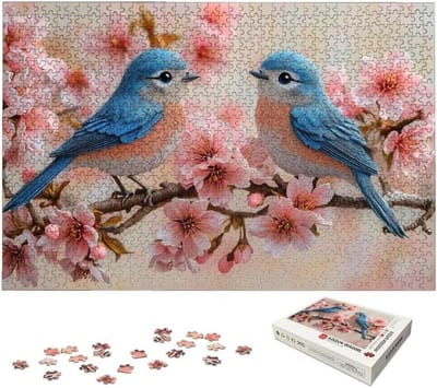 Houten Puzzel Vogel - Legpuzzel Volwassenen - Ontspannen Gezinsactiviteit - Letters op Achterkant - 75 x 50 cm - Meerkleurig