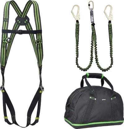 Kratos complete set valbeveiliging basic - Elastische Y-lijn 1,5m