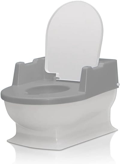 Kindertoilet en toilettrainer voor kinderen - grijs