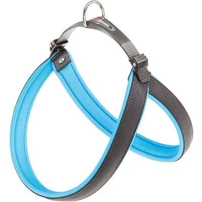 Ferplast Hondentuigje Agila Fluo-7 63 / 71 Cm Nylon Blauw