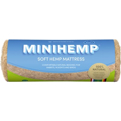 Hempflax Mini Hemp Soft Matras - Bodembedekking - 40x20 cm