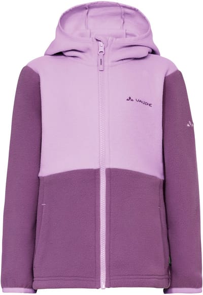 VAUDE Pulex Hooded Jacket II, Fleece jas, Kids Outdoor Sportjassen, Niet Waterdicht, Niet Winddicht, Fleece, Capuchon,