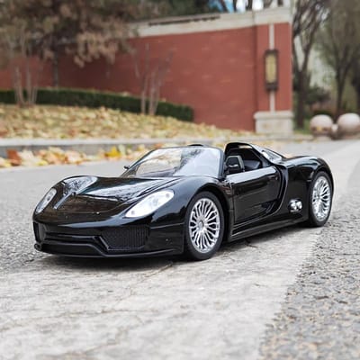1:18 918 Spyder Roadster Lichtmetalen Sportwagen Model Diecast Metaal Circuit Raceauto Voertuig Model Simulatie Collectie Kinderspeelgoed Cadeau brown