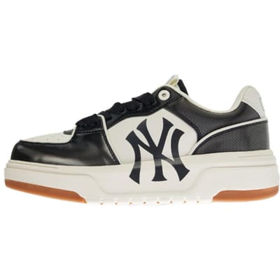 MLB Chunky Liner 24SS New York Yankees Hoogte Verhogende Sneakers Comfortabel Veelzijdig Schokabsorberend Duurzaam Lage Top Skate Schoenen 3ASXCLH3N-50BKS 38 black