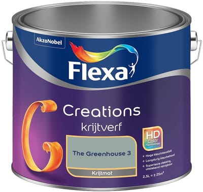 Flexa - Creations Muurverf Krijt - The Greenhouse 3 - Mengverf - 2,5 L