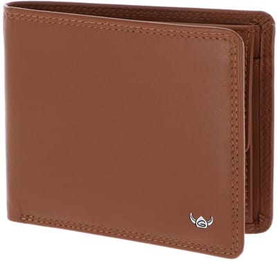 Golden Head Leren portemonnee Polo RFID Protect Scheintasche 1135 Cognac bruine