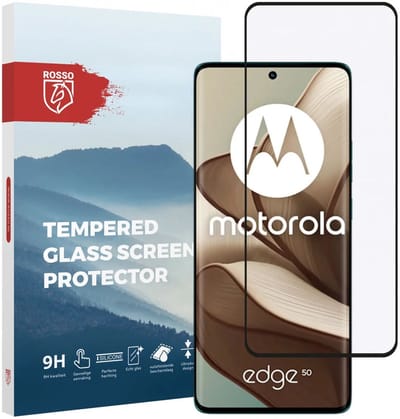 Rosso Screen Protector Geschikt voor Motorola Edge 50 | 9H Tempered Glass | Glasplaatje | Beschermlaag | Beschermglas | 9H Hardheid