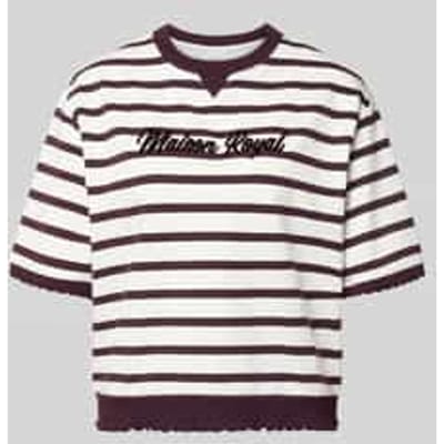 Sweatshirt met 1/2-mouwen en geschulpte zoom