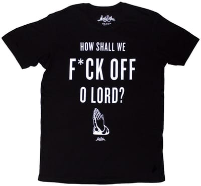Monty Python - F Off Heren Tshirt - S - Zwart