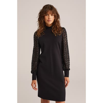 WE Fashion Dress Mid Length Black Taglia: S | Abiti Mini Outlet | Donna | Nero