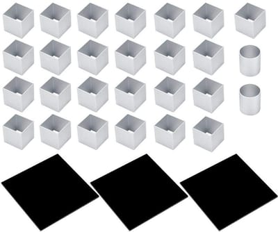 JHUBERS- Cakevorm 3D Metalen - Drie-Lagen - Mousse - Bakvorm - Keukenaccessoire - Nauwkeurig Ambacht