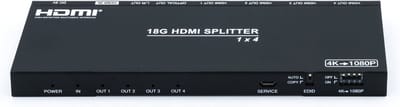 DVDO 4K HDMI 1-4 Splitter met Scaler en audio extractor