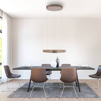Paul Neuhaus LED hanglamp Q-Stretto, brons, 60 cm