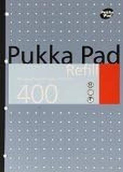 5x Notitieblok A4, Rechthoekig, 400 Vel, Gepoefd, Assorti Kleuren
