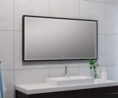 Badkamerspiegel Wiesbaden - 120x60cm - LED - Verwarming - Anti Condens - Lichtschakelaar - Dimbaar