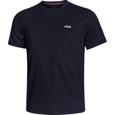 Fila Logo Small T-shirt Heren-Donkerblauw