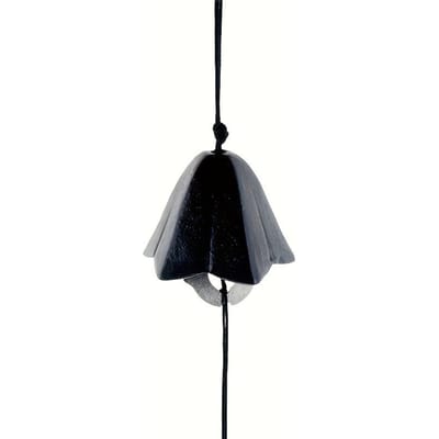 1 Stuks Hangende Decoratieve Bel Japanse Tempel Windgong Retro Windgong Huis Balkon Windgong Decoratieve Herdenking zwart