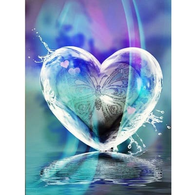 5D DIY Diamond Painting Home Hart Kruissteek Kit Muur Volle Boor Borduurwerk 20X30CM