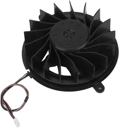 Krachtige interne koelventilator met 17 bladen voor optimale koeling van PlayStation 3 Slim console