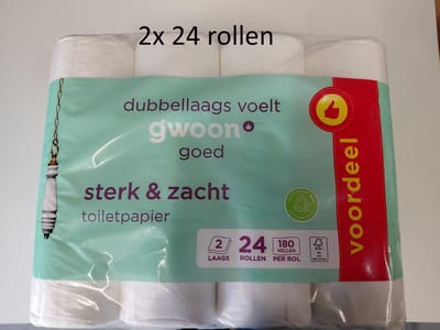 Gwoon G'woon - Toiletpapier 2-laags - 48 rollen