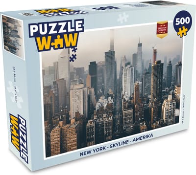 Puzzel New York - Skyline - Amerika - Legpuzzel - Puzzel 500 stukjes